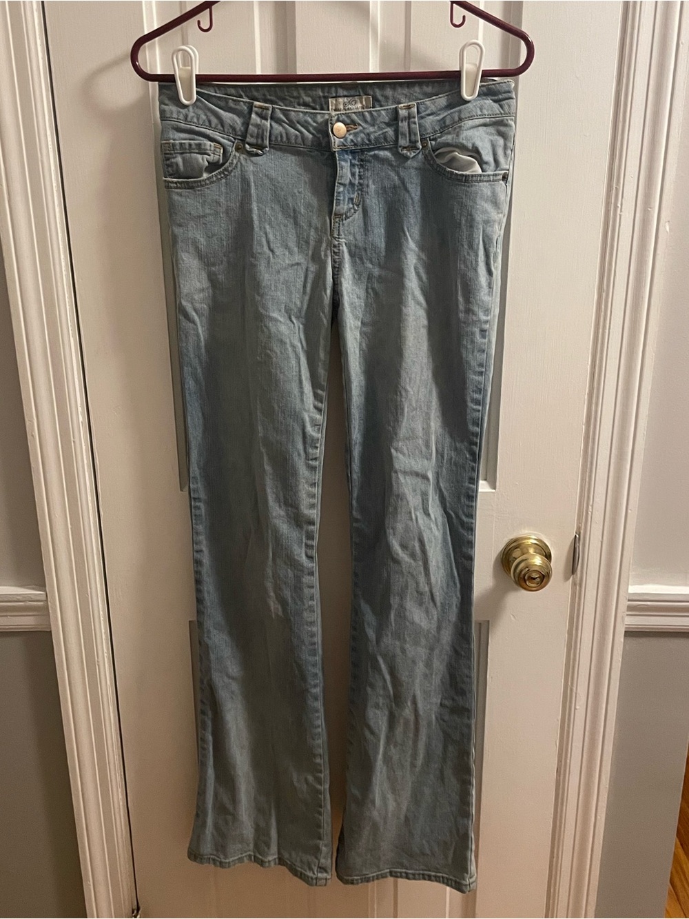 Y2K low rise flare jeans